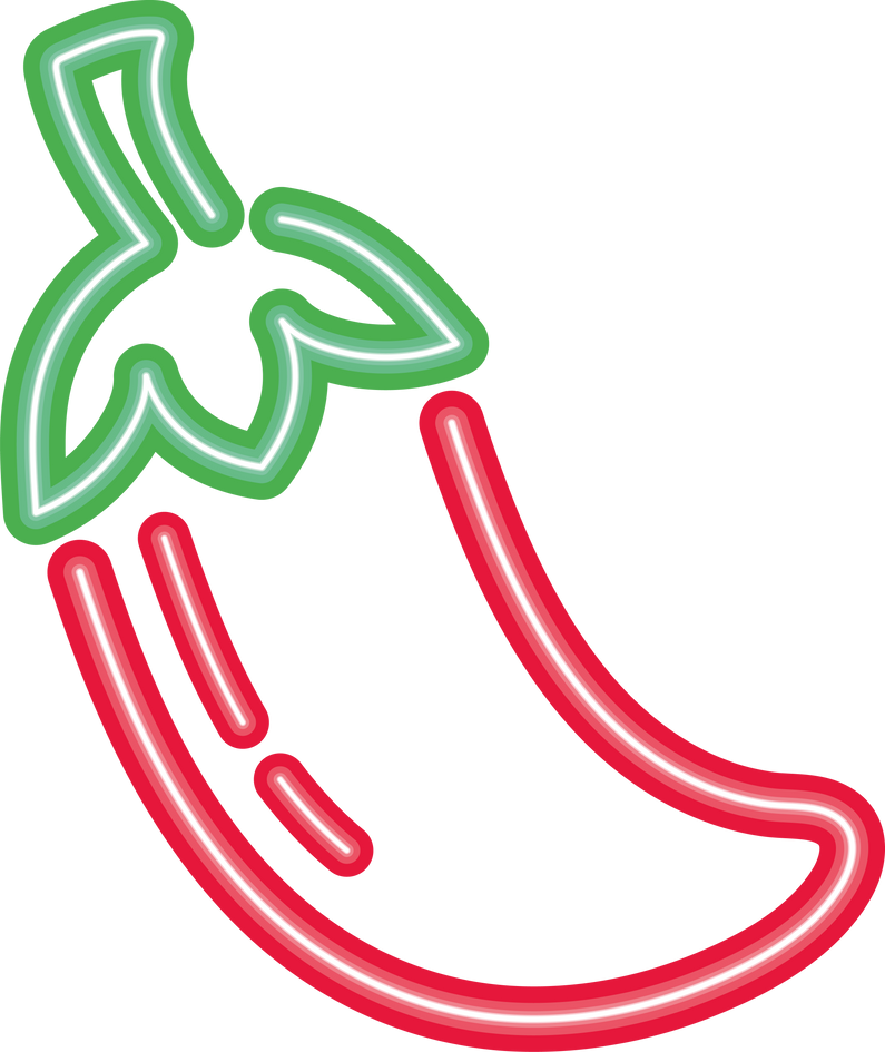 mexico neon jalapeno